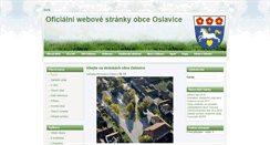 Desktop Screenshot of oslavice.cz